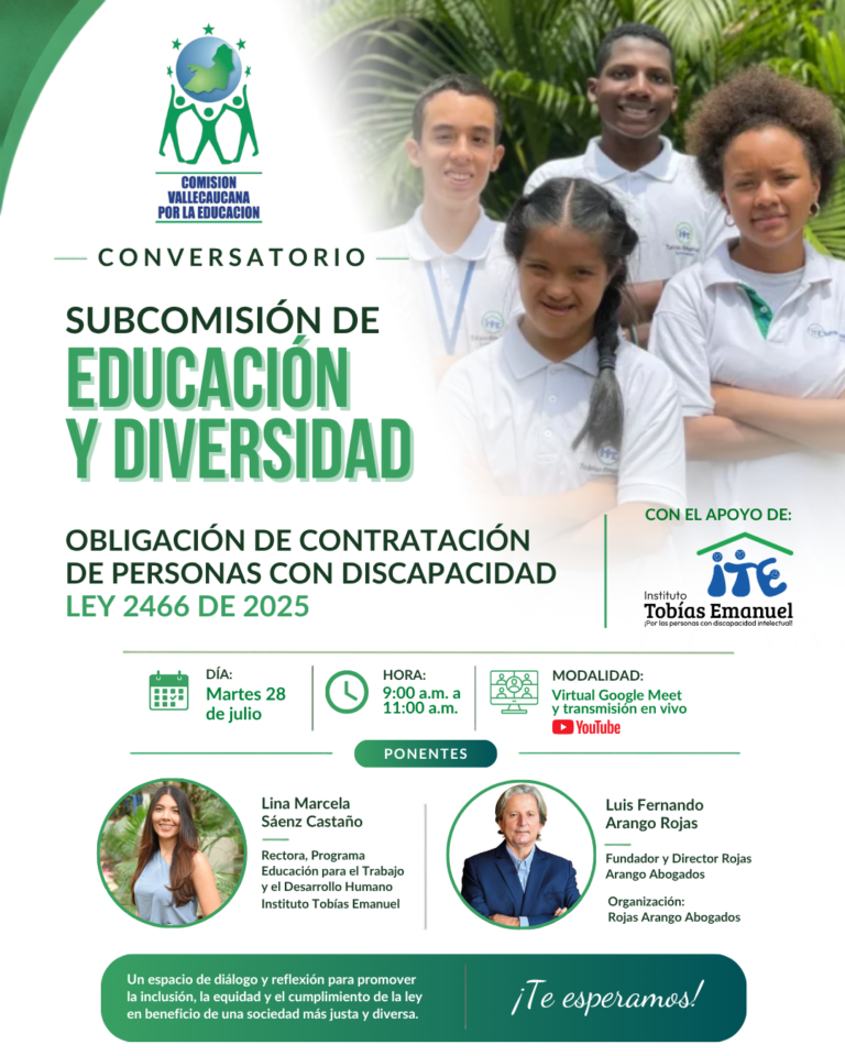 Conversatorio: Obligación de contratación de personas con discapacidad. Ley 2466 de 2025